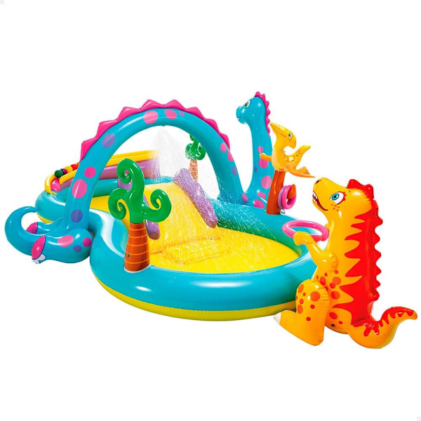 Intex Dinosaur Pool Flerfärgad 333 x 229 x 112 cm