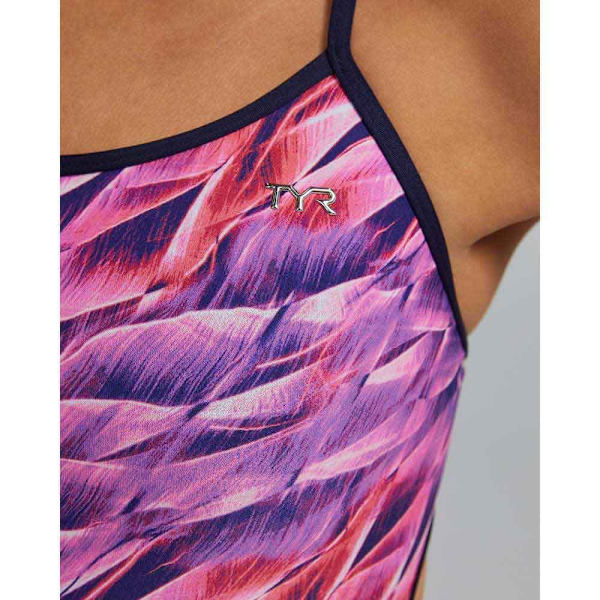 Tyr Baddräkt Durafast Elite Trinityfit Falcon Rosa 26 Kvinna