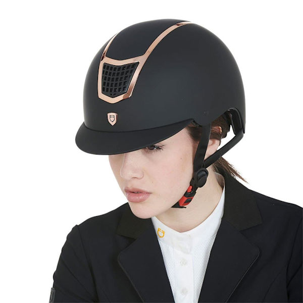 Equestro Hjelm Modello Eclipse Plain Matt Rowel Fitting  56-58 cm