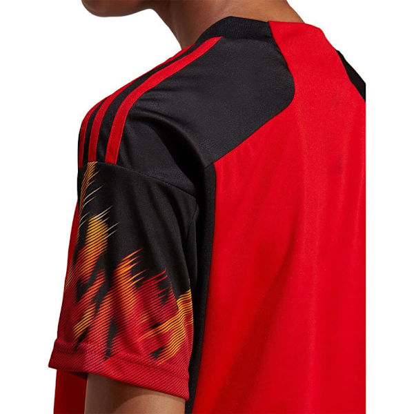 Adidas Naisen Lyhythihainen T-paita Etusivu Belgium 22/23 Punainen XS