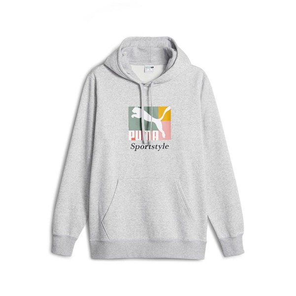 Puma Select Hættetrøje Classics Brand Love Grå XL Mand
