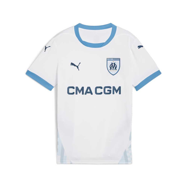 Puma Olympique Marseille Home T-shirt Med Korte ærmer  7-8 Years