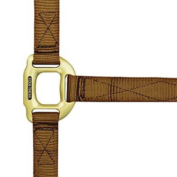 Equitheme Säädettävä Riimu Nylon Kultainen Cob