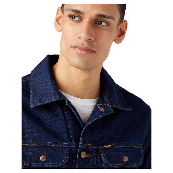 Wrangler Denimjakke 124mj Blå L Mand