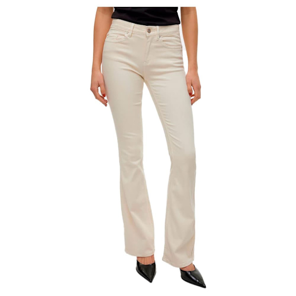Vero Moda Flash Flared Jeans Beige M / 30 Kvinde