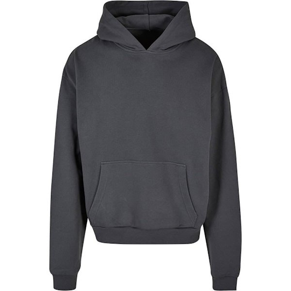 Build Your Brand Hættetrøje Ultra Heavy Cotton Box Grå XL Mand