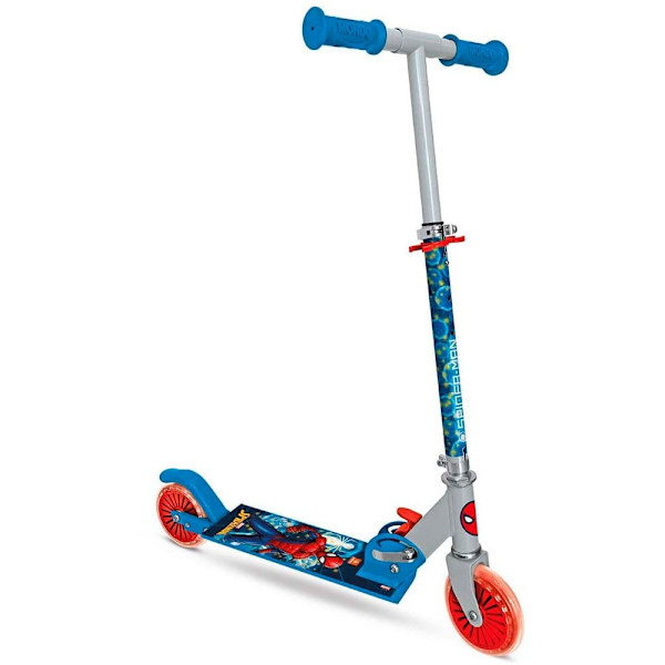 Spiderman Hjulfoldbar Aluminiumsscooter 2 Søvfarvet