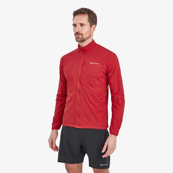 Montane Jakke Feather Lite Rød L Mand