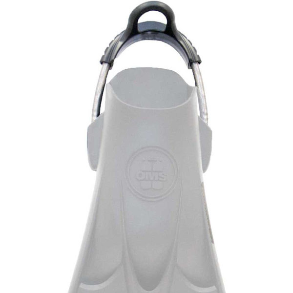 Oms Spring Heels With Hook Hvid,Sort L