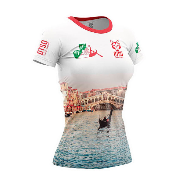 Otso Run Venezia 2024 T-shirt Med Korte ærmer  S Kvinde