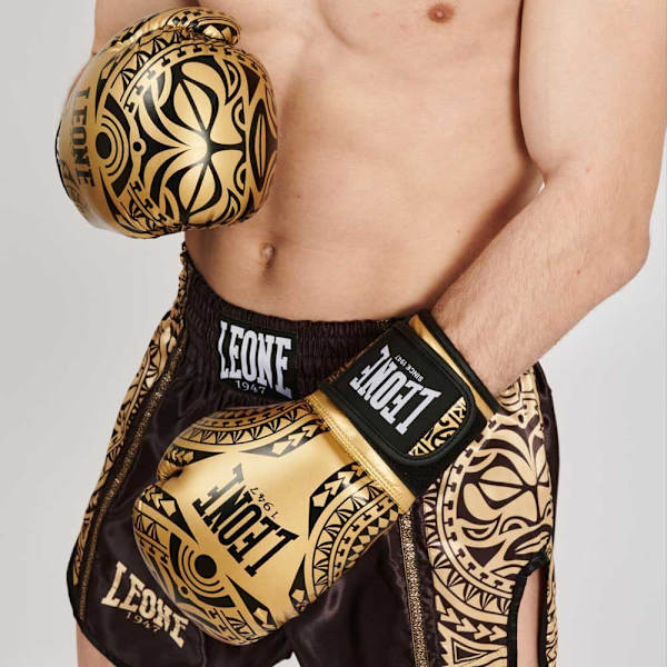Leone1947 Thaibox Trunks Haka Svart S Man