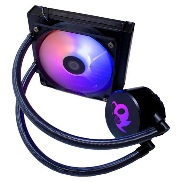 Deep Gaming Vätskekylningssats Cpu Deeprunny Argb 12 Mm Silver