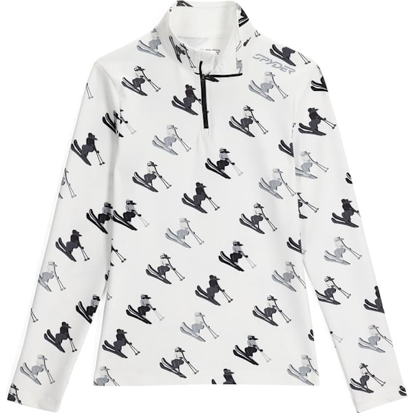 Spyder Vivid Halv Lynlås Sweatshirt Hvid M Kvinde