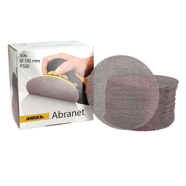 Mirka Slibeskive Abranet P120 50 Enheder Søvfarvet 150 mm
