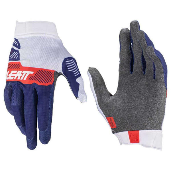 Leatt Handske Moto 1.5 Gripr Hvid,Blå M