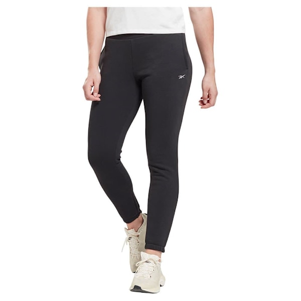 Reebok Byxor Fleece Joggers Svart S Kvinna