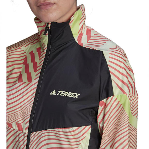 Adidas Trail Windbreaker Jacka Grönt M Kvinna