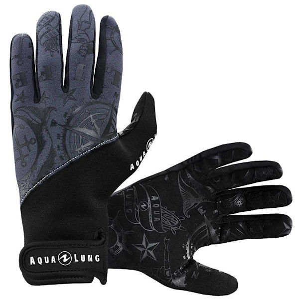 Aqualung Handsker Admiral Iii 2 Mm Blå,Sort 2XL