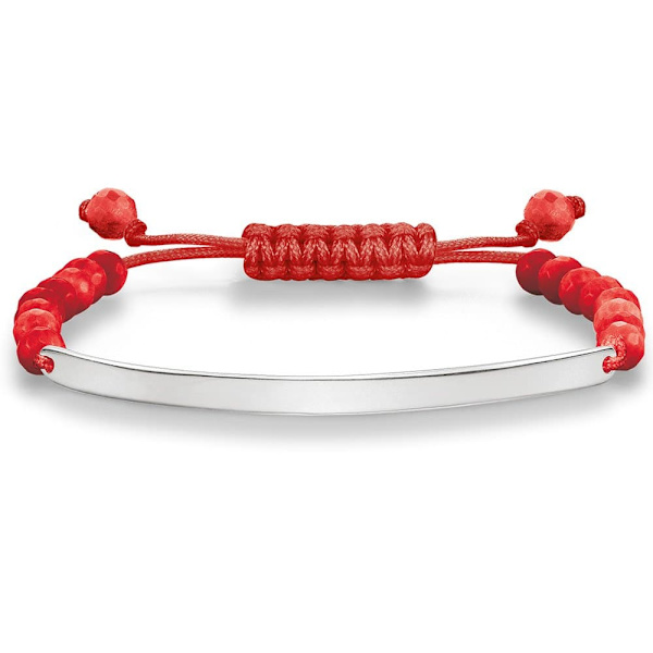 Thomas Sabo A003081410l19 Armband Röd  Man