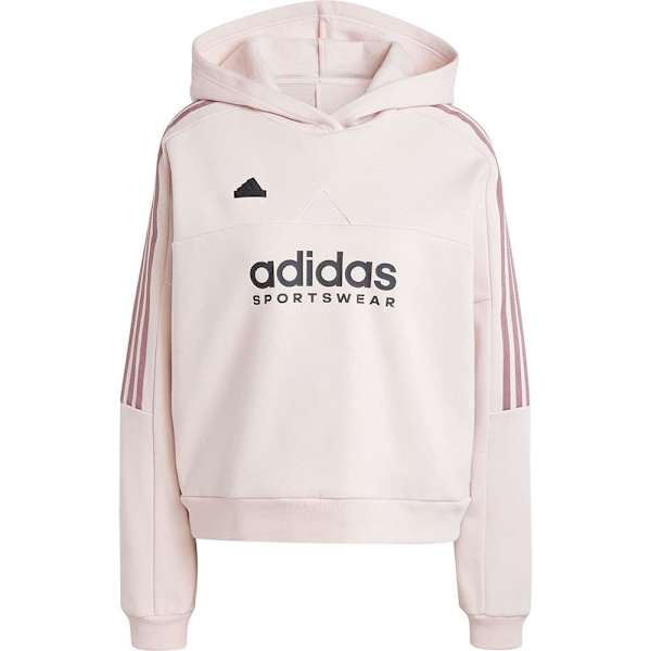 Adidas Tiro Cut 3 Stripes Fleece Sweatshirt Rosa L / Regular Kvinde