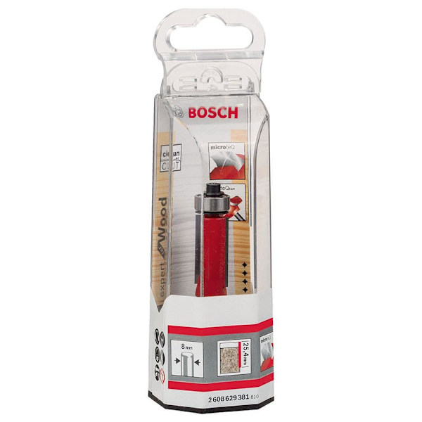 Bosch Professional Trimmata Reitittimen Bitti 8x12.7x71.5 Mm Punainen