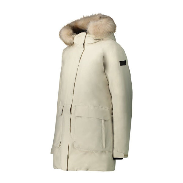 Cmp Parka Fix Hood 30k3866 Takki Beige L Nainen