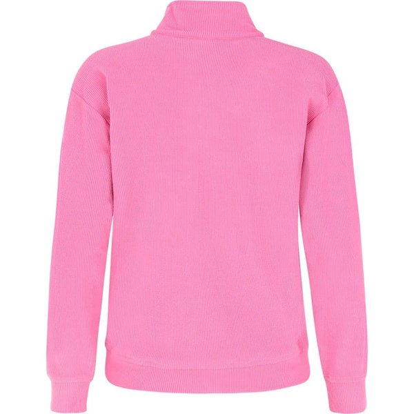 Protest Nappa Fleece Med Halv Dragkedja Rosa L Kvinna