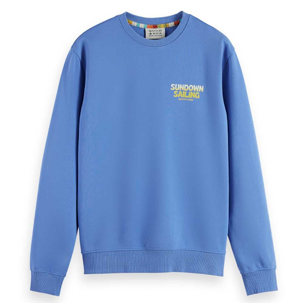 Scotch & Soda Huppari Front Back Boating Artwork Sininen L Mies