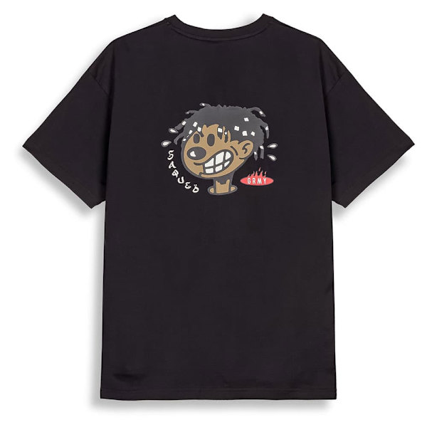 Grimey Voodoo Child Regular Lyhythihainen T-paita Musta XL Mies