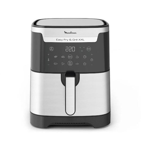 Moulinex Air Fryer Mouez801d10 6.5l  6.5L / EU Plug Sort, Rustfrit stål