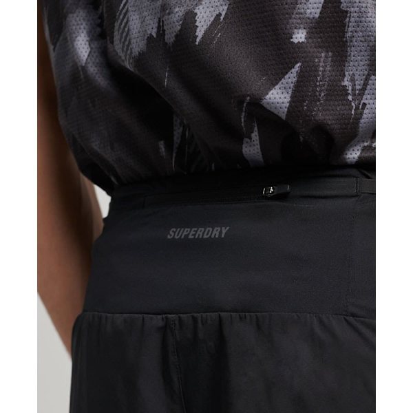 Superdry Shorts Run Premium Sort S Mand
