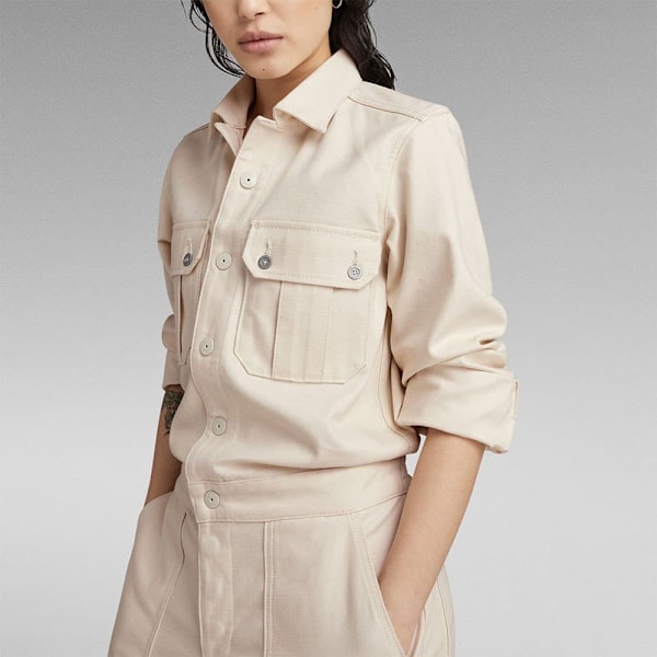 G-star Jumpsuit Utility Beige L Kvinna