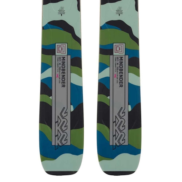 K2 Kvinna Alpina Skidor Mindbender 99ti Flerfärgad 166