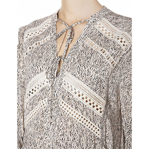 Replay Kjole W9709.000.73498 Beige XL Kvinde