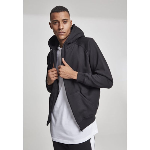 Urban Classics Sweatshirt Zip Classic Sort 4XL Mand