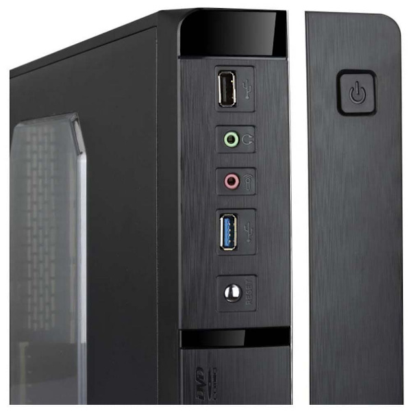 Tooq Tower Box Tqc-3005u3 Mini-itx/m-atx Slim Musta