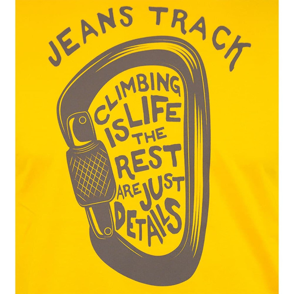 Jeanstrack Presa Lyhythihainen T-paita Keltainen XL Mies