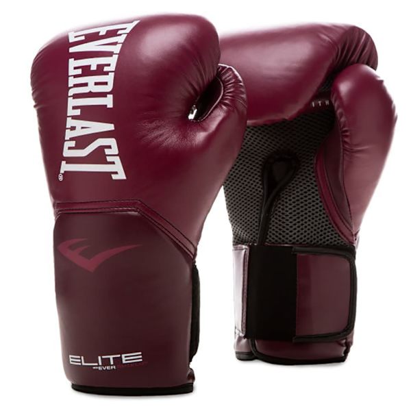Everlast Elite 2 Konstläder Boxningshandskar Röd 14 oz