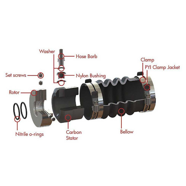 Pss Akseltætningsmiddel 30 Mm Søvfarvet 2-2 1/8´´