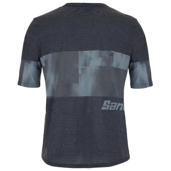 Santini Kortärmad T-shirt Forza Indoor Collection Blå L Man