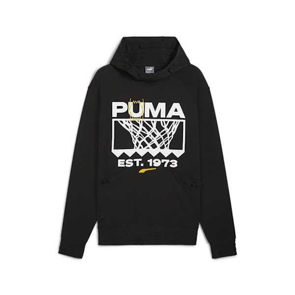 Puma Winning Shot Graphic Tech Hættetrøje Sort M Mand