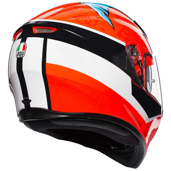 Agv Outlet Fuld Ansigtshjelm K3 Sv Multi Mplk Orange XS