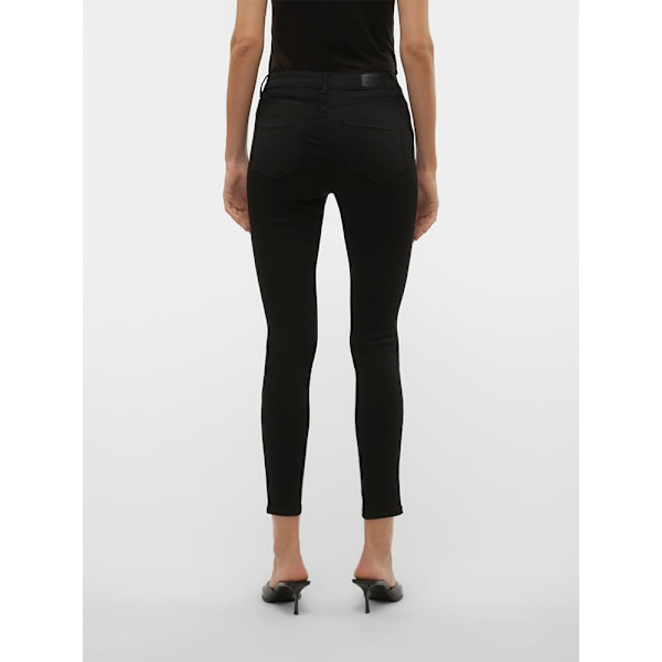 Vero Moda Flash Skinny Li140 Jeans Sort XL / 30 Kvinde