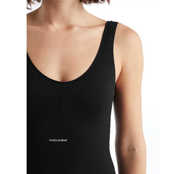 Icebreaker Kropp Queens Merino Svart XS Kvinna