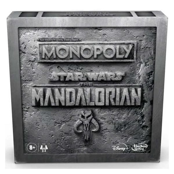 Hasbro Mandalorian Star Wars Bordsspel Monopoly Silver