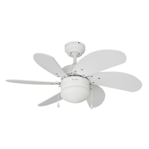 Edm Takfläkt Aral 50w 76 Centimeter Vit One Size / EU Plug
