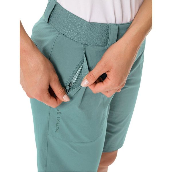 Vaude Farley Stretch Ii Shorts Blå 40 Kvinde