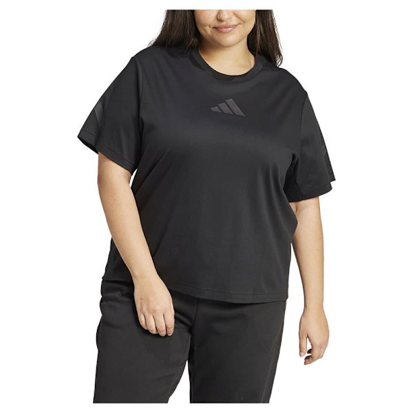 Adidas Z.n.e. Plus T-shirt Med Korte ærmer Sort 2X Kvinde