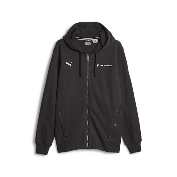 Puma Sweatshirt Med Fuld Lynlås Bmw Mms Ja Sort M Mand