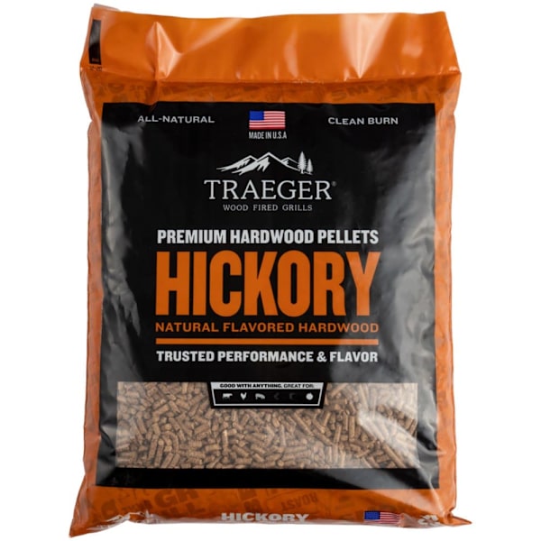 Traeger Pellets Fsc Hickory 9kg Brun